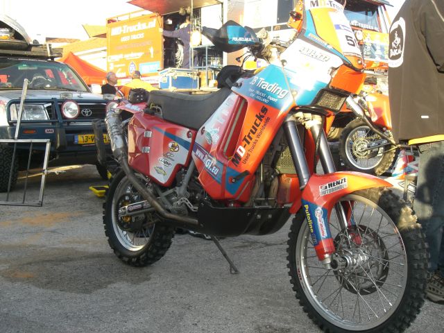 KTM 660 ready to go to Dakar