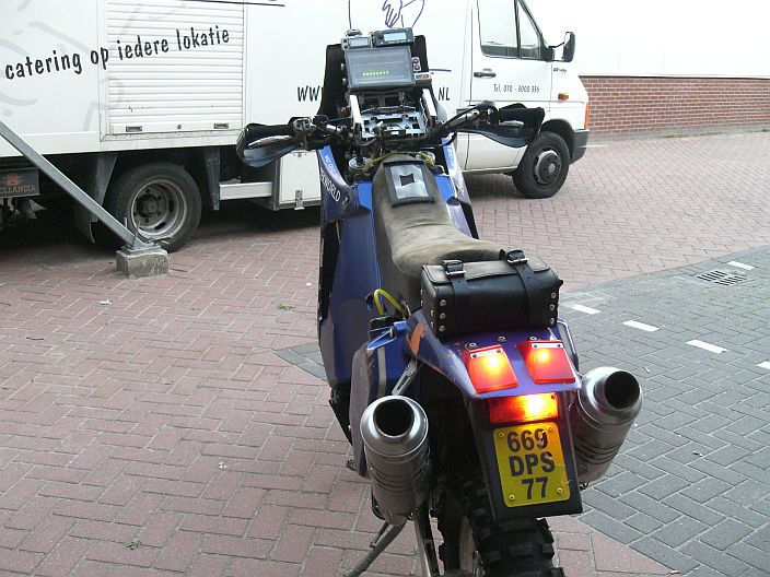 KTM 660 Rally rear view